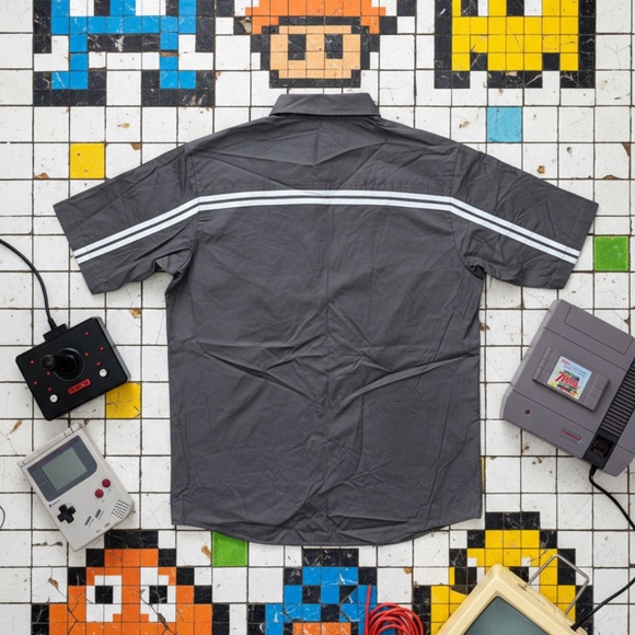 Cintas Workwear Schindler Patch Shirt Gray Relaxed - Picture 2 of 8